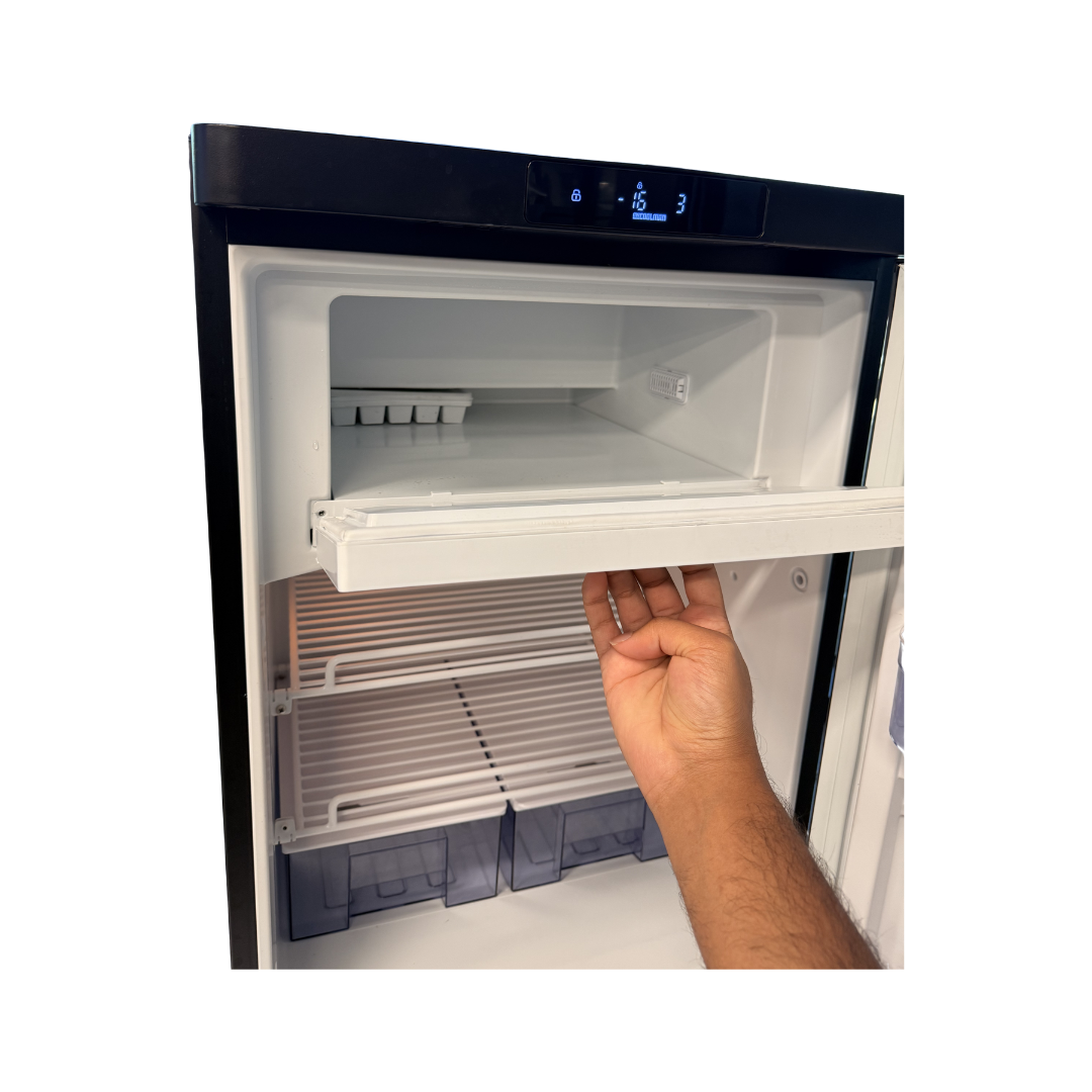 NEW myCOOLMAN Upright 112L Fridge/Freezer - AVAILABLE IN JUNE