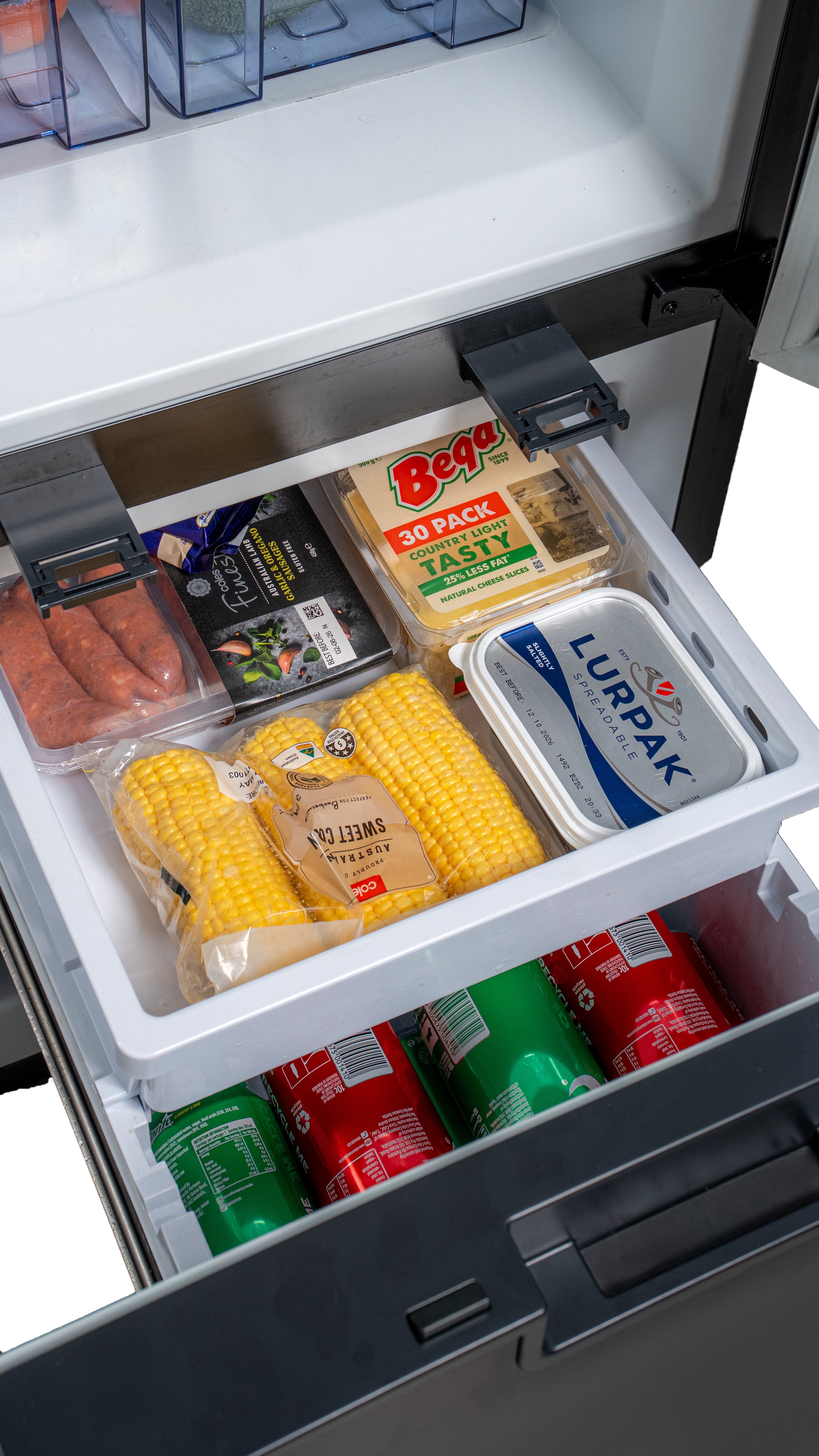 NEW myCOOLMAN Upright 205L Fridge/Freezer