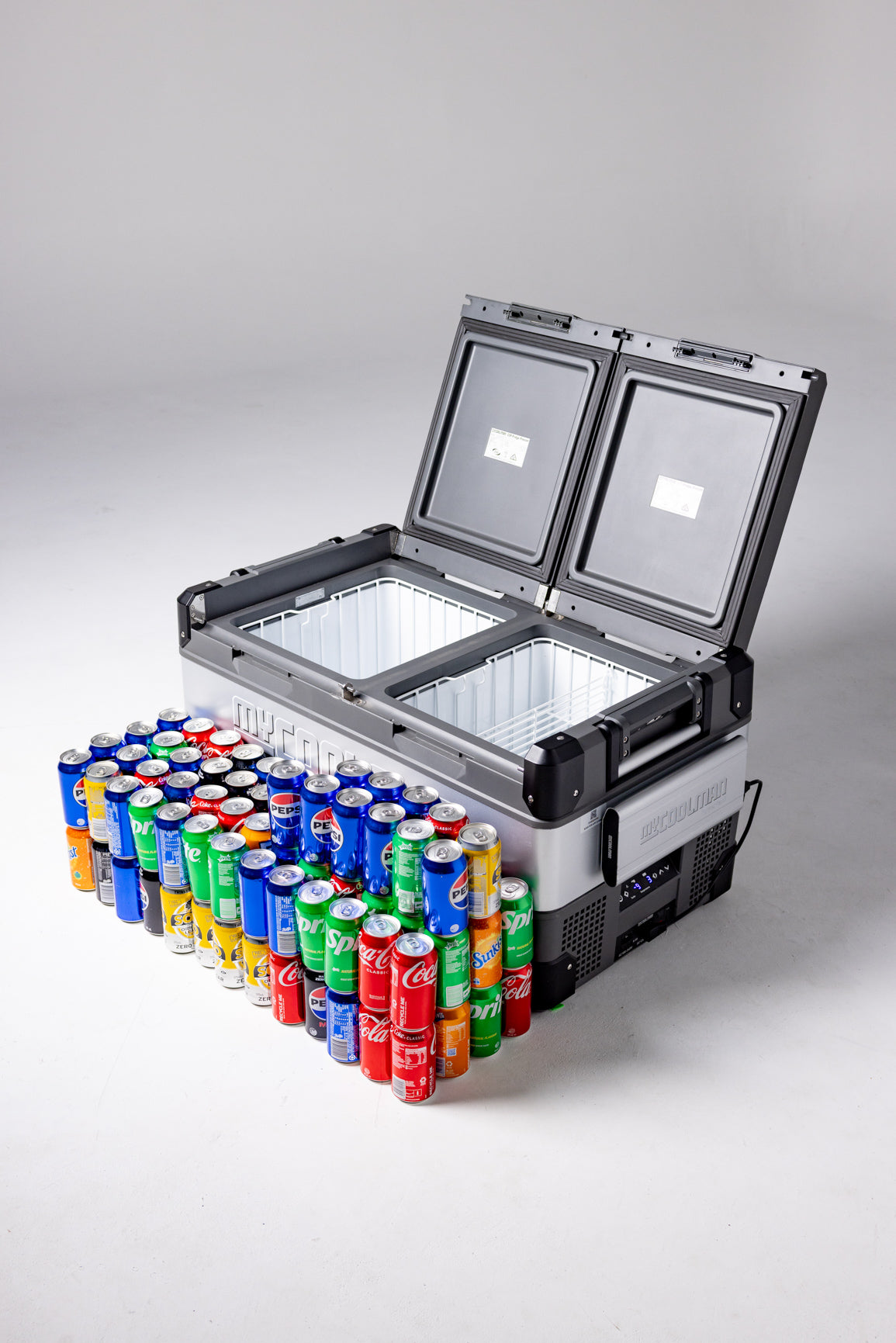 myCOOLMAN Dual Zone 85L Fridge & Freezer And Bonus PowerPack