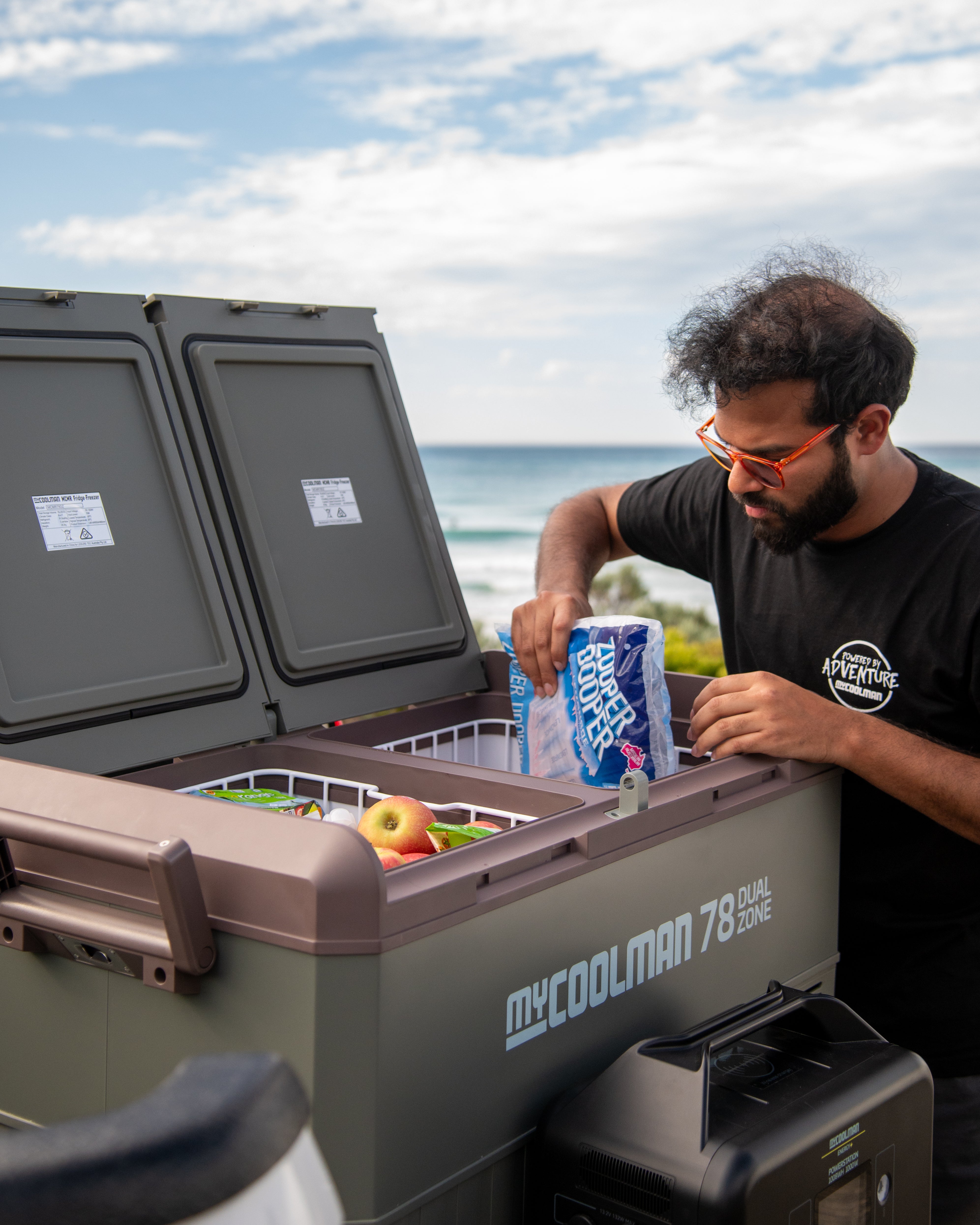 myCOOLMAN 78 Recreational Series Dual Zone & Bonus AC to DC Adaptor