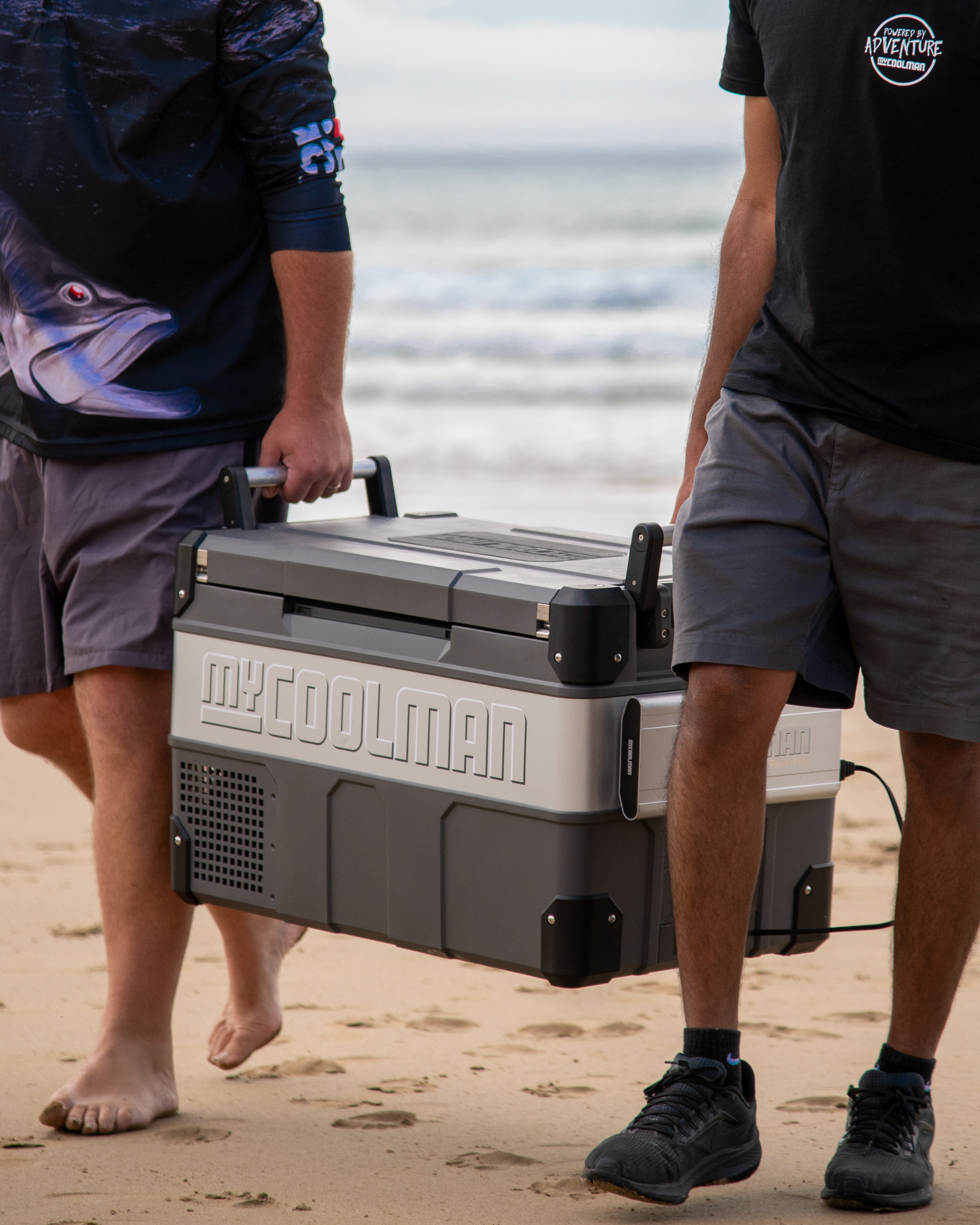 myCOOLMAN Dual Zone 53L Fridge & Freezer And Bonus PowerPack