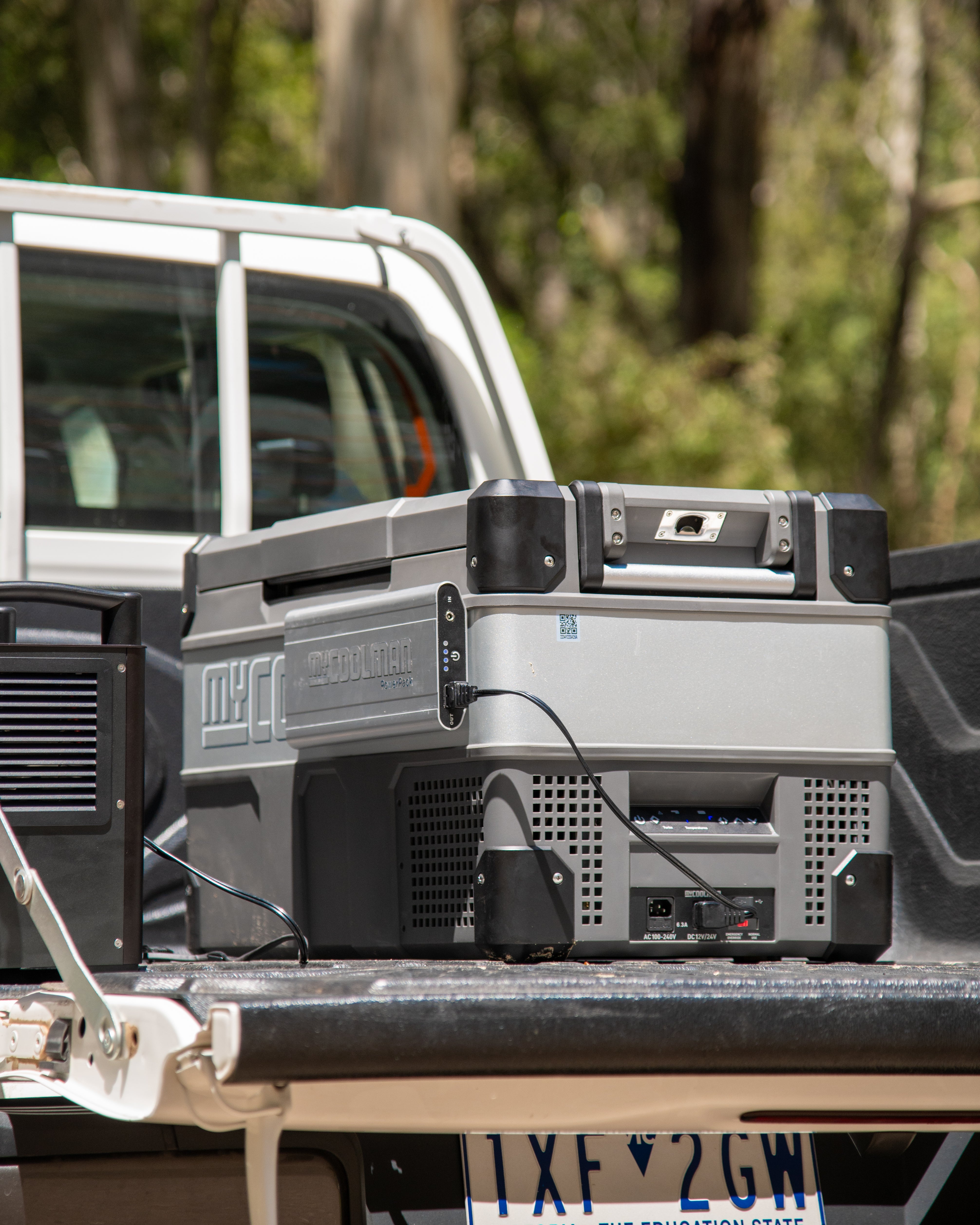 myCOOLMAN Dual Zone 53L Fridge & Freezer And Bonus PowerPack