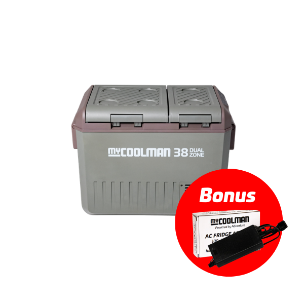 myCOOLMAN 38 Recreational Series Dual Zone & Bonus AC to DC Adaptor
