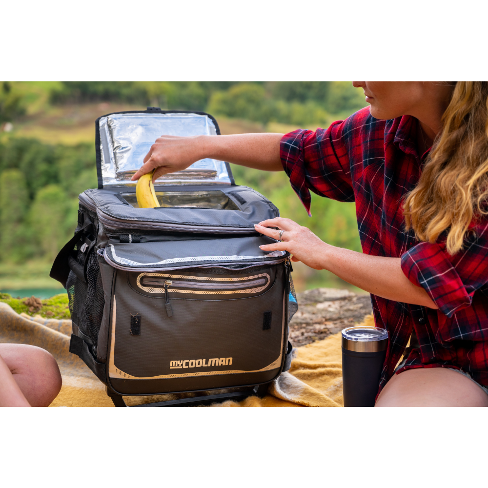 60 (50+10) Can Rolling Cooler 34L