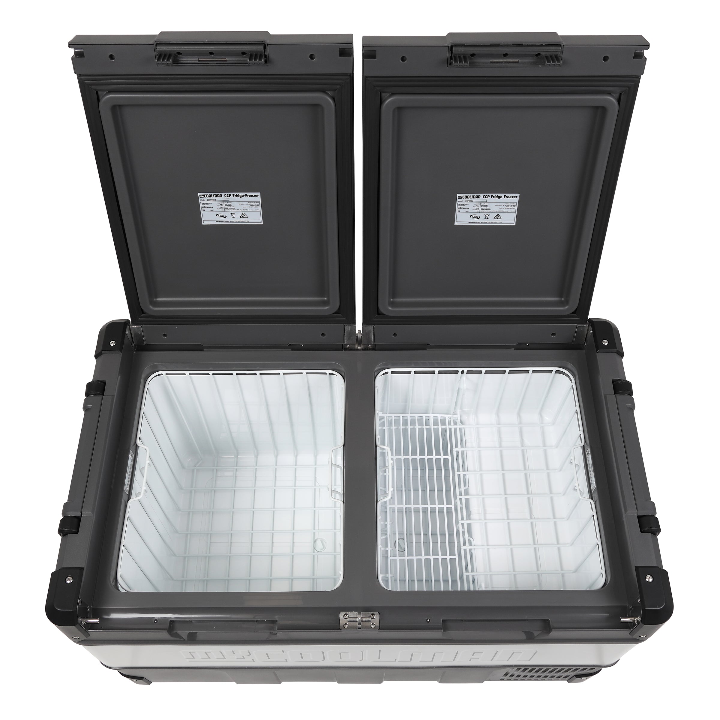 96L: The Ultimate - Dual Zone + BONUS 36L Ice Box myCOOLMAN | Portable Fridges & Freezers