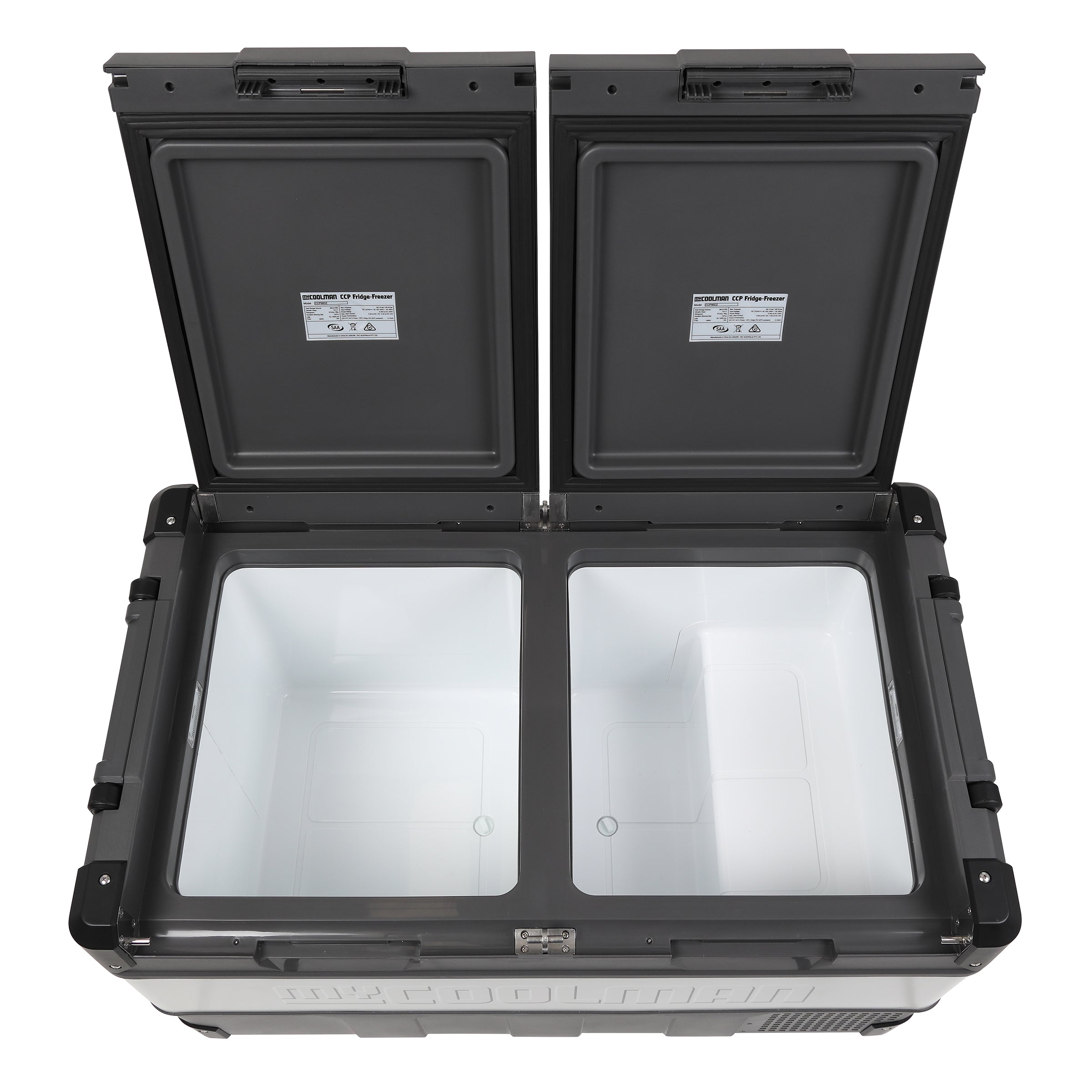 96L: The Ultimate - Dual Zone + BONUS 36L Ice Box myCOOLMAN | Portable Fridges & Freezers