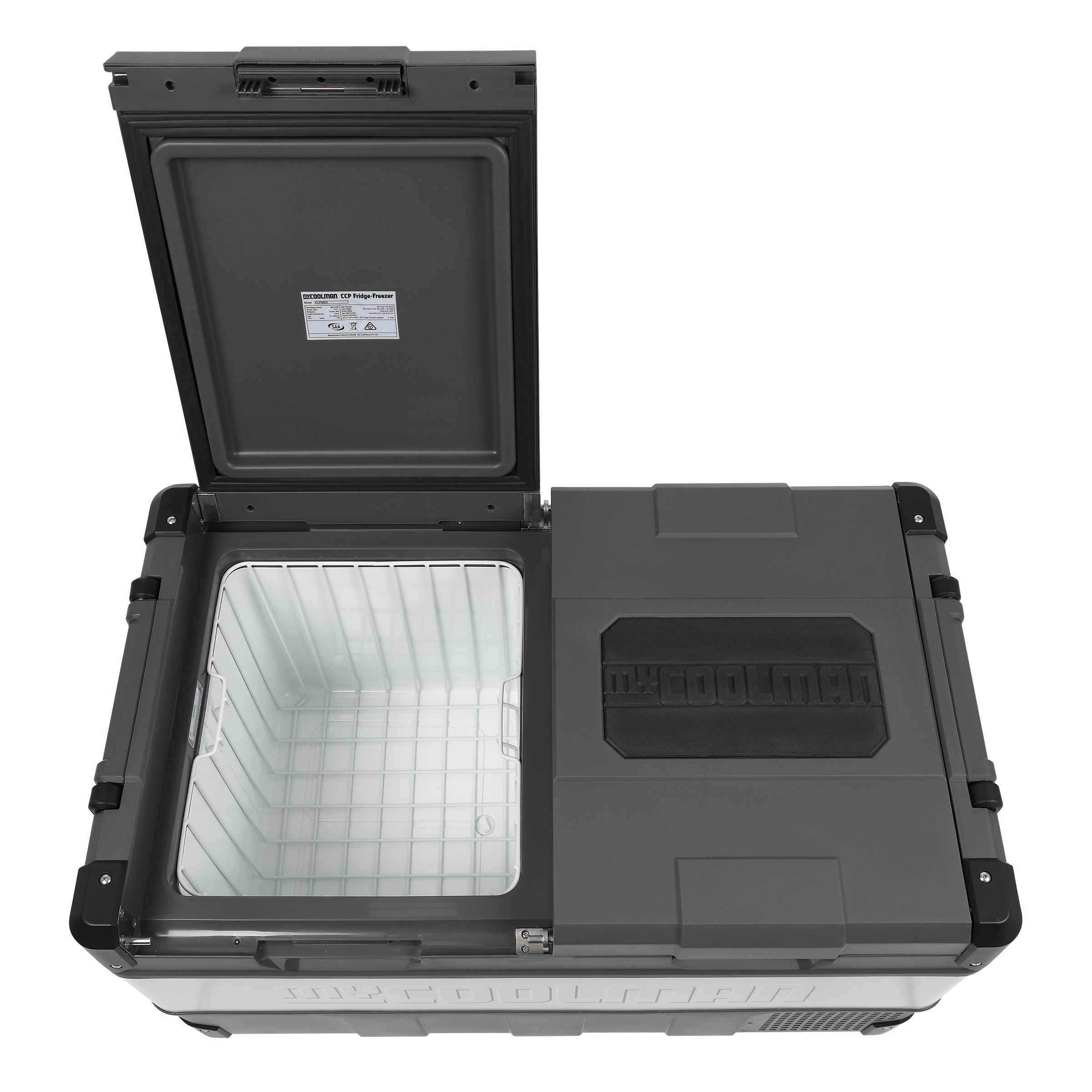 96L: The Ultimate - Dual Zone + BONUS 36L Ice Box myCOOLMAN | Portable Fridges & Freezers