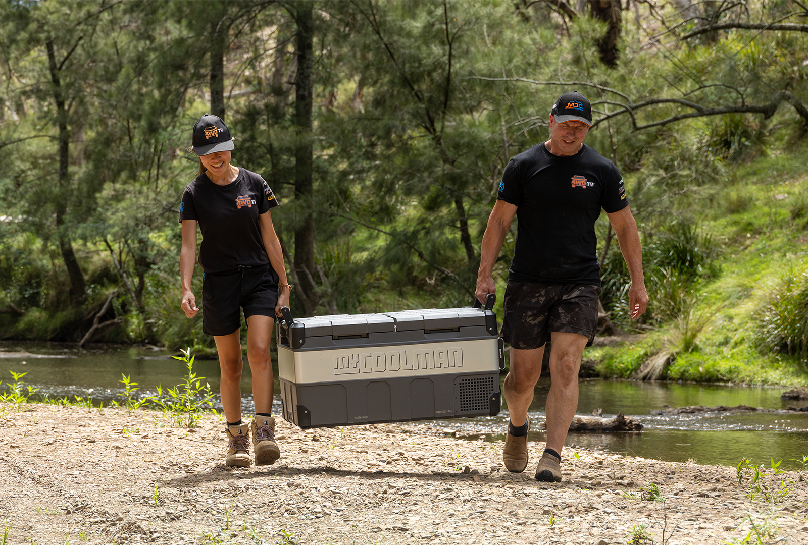 myCOOLMAN Dual Zone 85L Fridge & Freezer And Bonus PowerPack