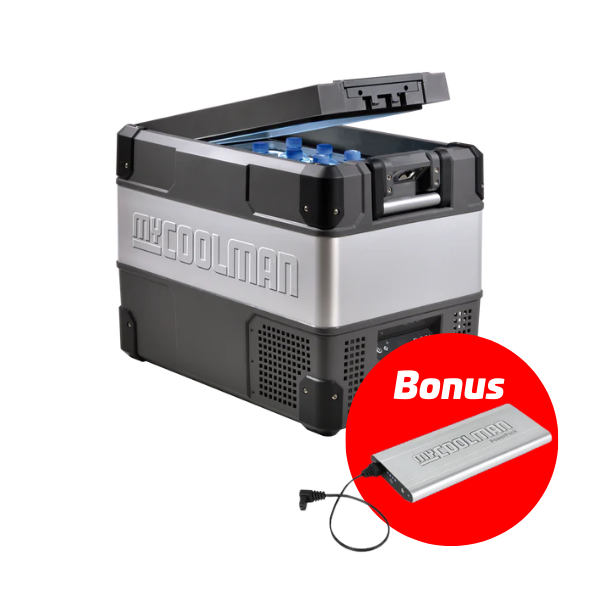 myCOOLMAN Single Zone 44L Fridge/Freezer And Bonus PowerPack