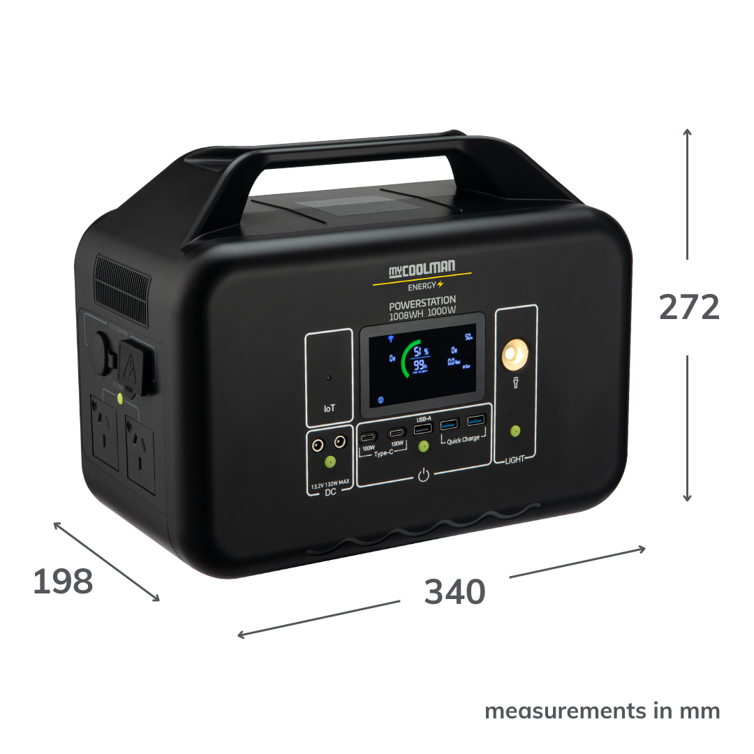 myCOOLMAN Energy Power Station 1008WH (78Ah) - NEW