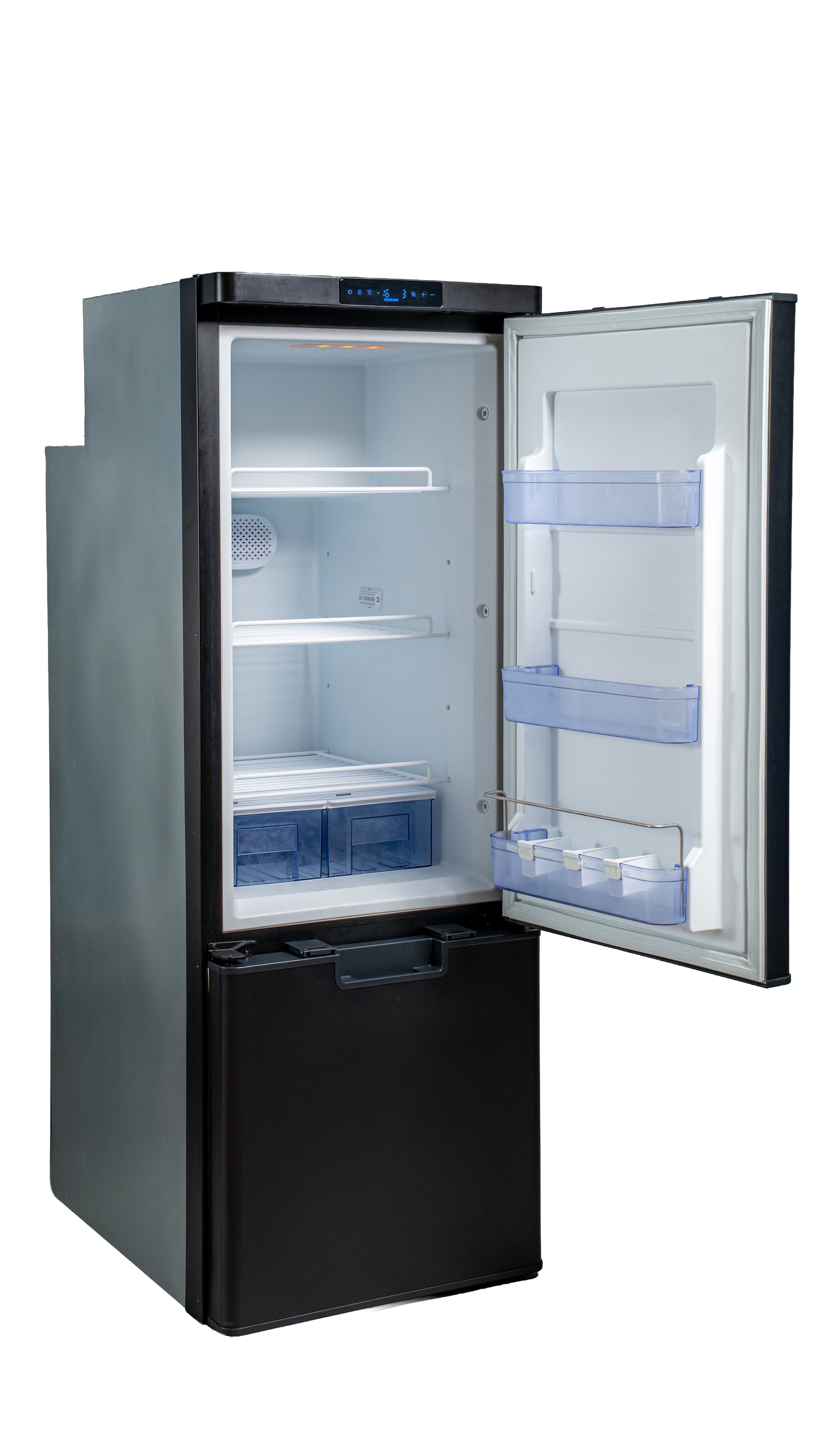 NEW myCOOLMAN Upright 205L Fridge/Freezer