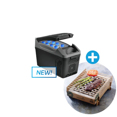 9.5L: The Commuter - Thermometric Cooler/Warmer & FREE CASUS GRILL myCOOLMAN | Portable Fridges & Freezers